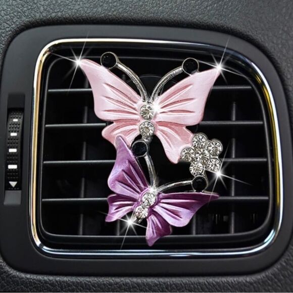 Butterfly Vent Clip Car Interior Decor - Picture 1 of 3
